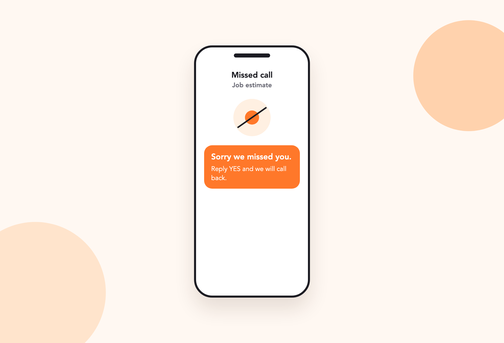 Missed Call and Follow-Up interface preview