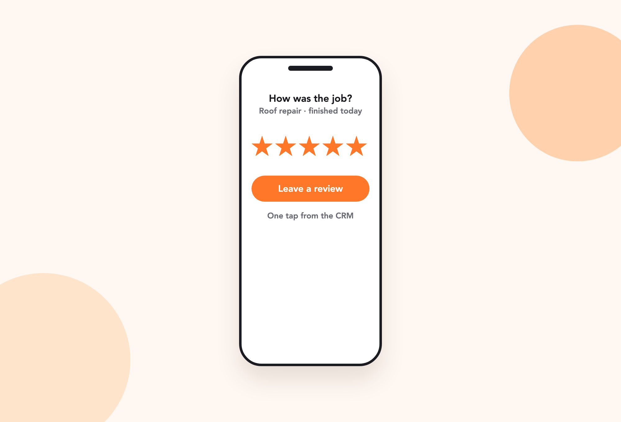 Review Requests interface preview